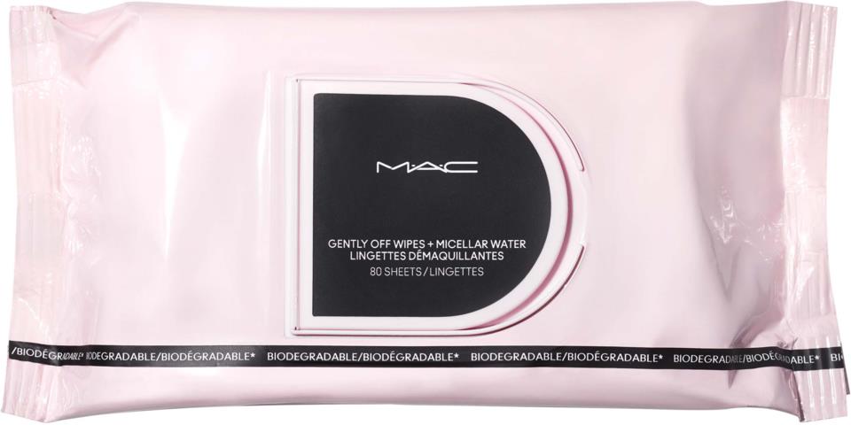MAC Biodegradable Gently Off Wipes 80 st