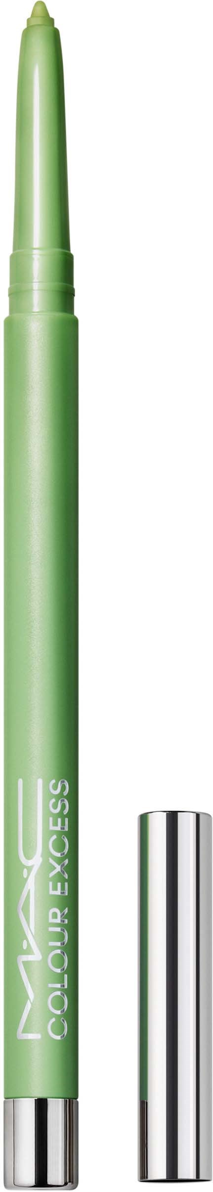 Een groene viltstift met een lange dop ernaast, gelabeld 'MAX' en 'Coloring Effects'.