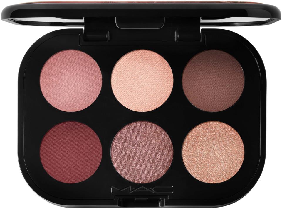 mac connect in colour eye shadow palette embedded in... MAC Cosmetics Connect In Colour Eye Shadow Palette Embedded In Burgundy ...