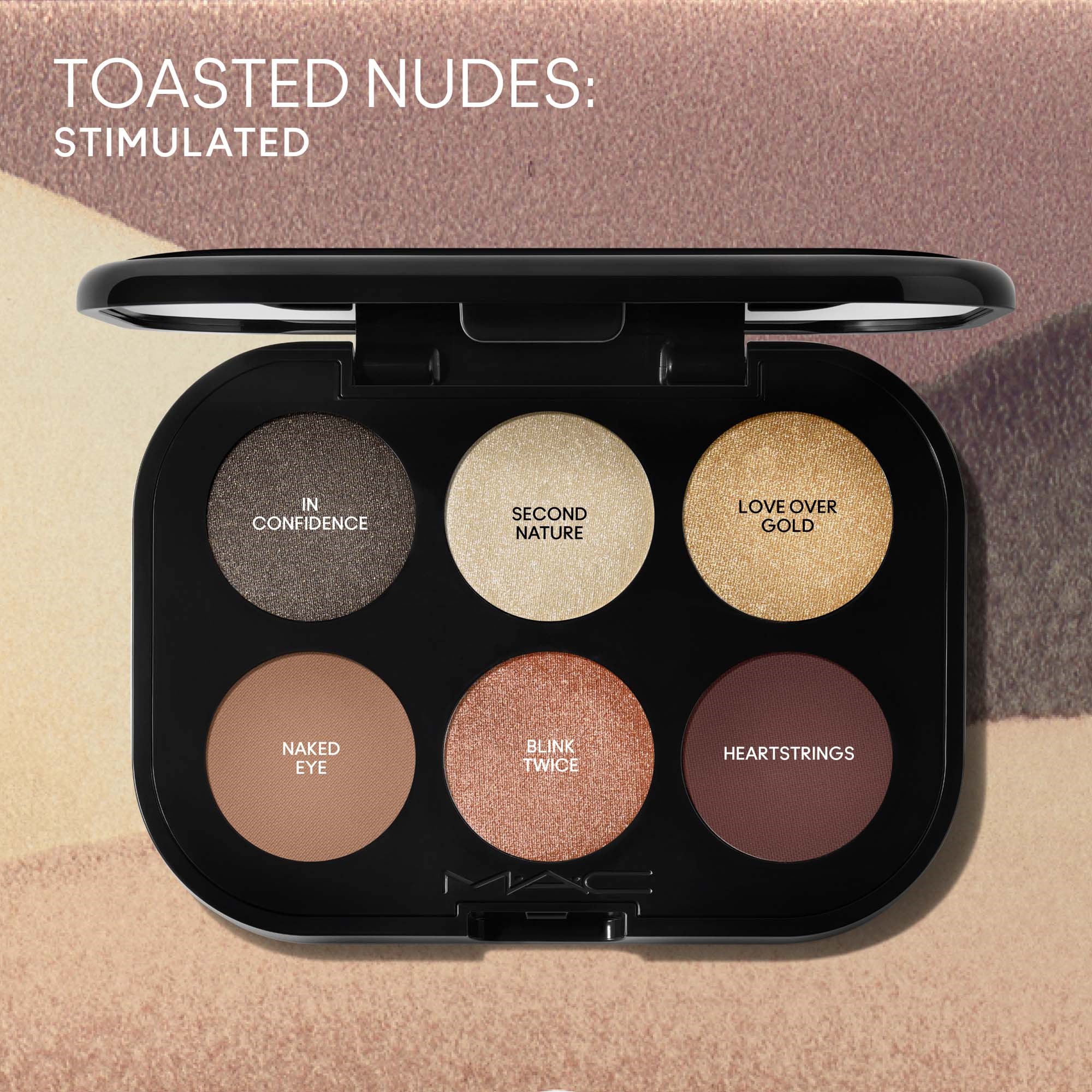 MAC Cosmetics Connect In Colour Eyeshadow Palette Nude Board (obrázok 3)