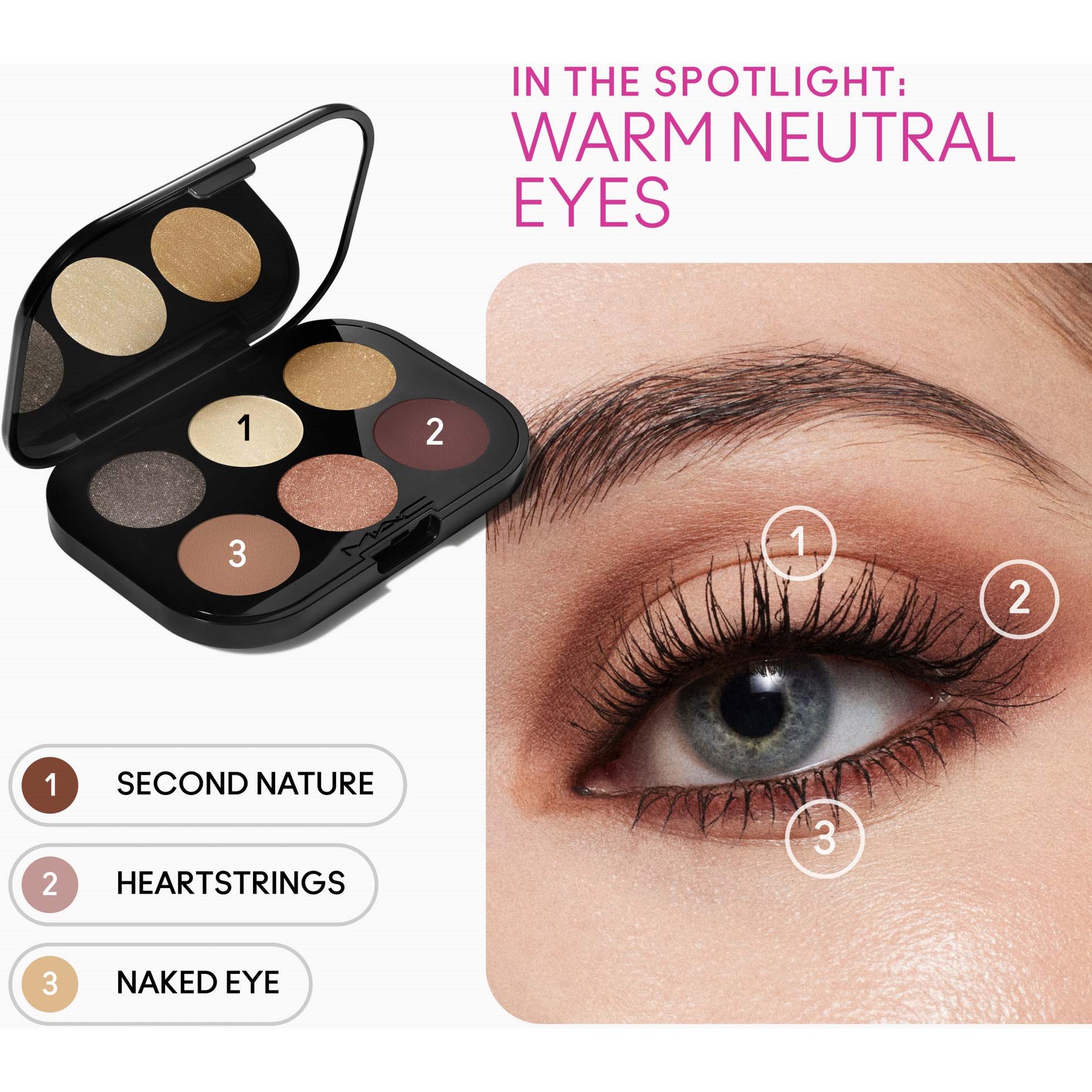MAC Cosmetics Connect In Colour Eyeshadow Palette Nude Board (obrázok 4)