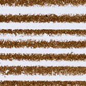 Six horizontal lines made of brown and white, evenly spaced across a white background.