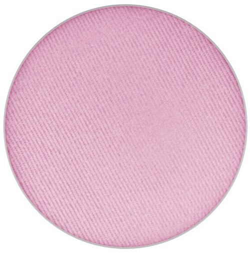 Rød rund blush med mat, tekstureret overflade og ingen synlig design eller tekst.