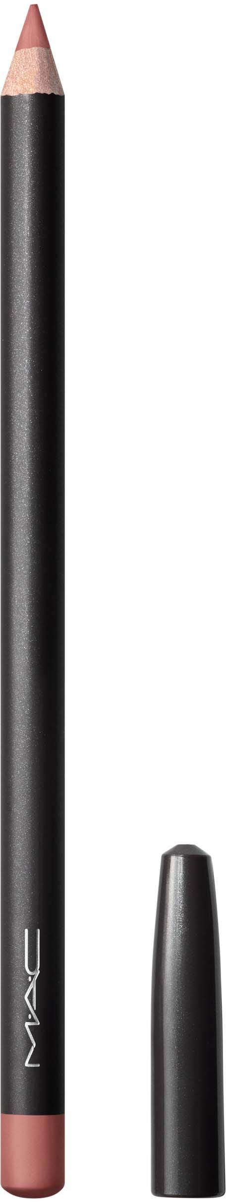 A black pencil with a pink tip and a black cap, standing upright on a surface.