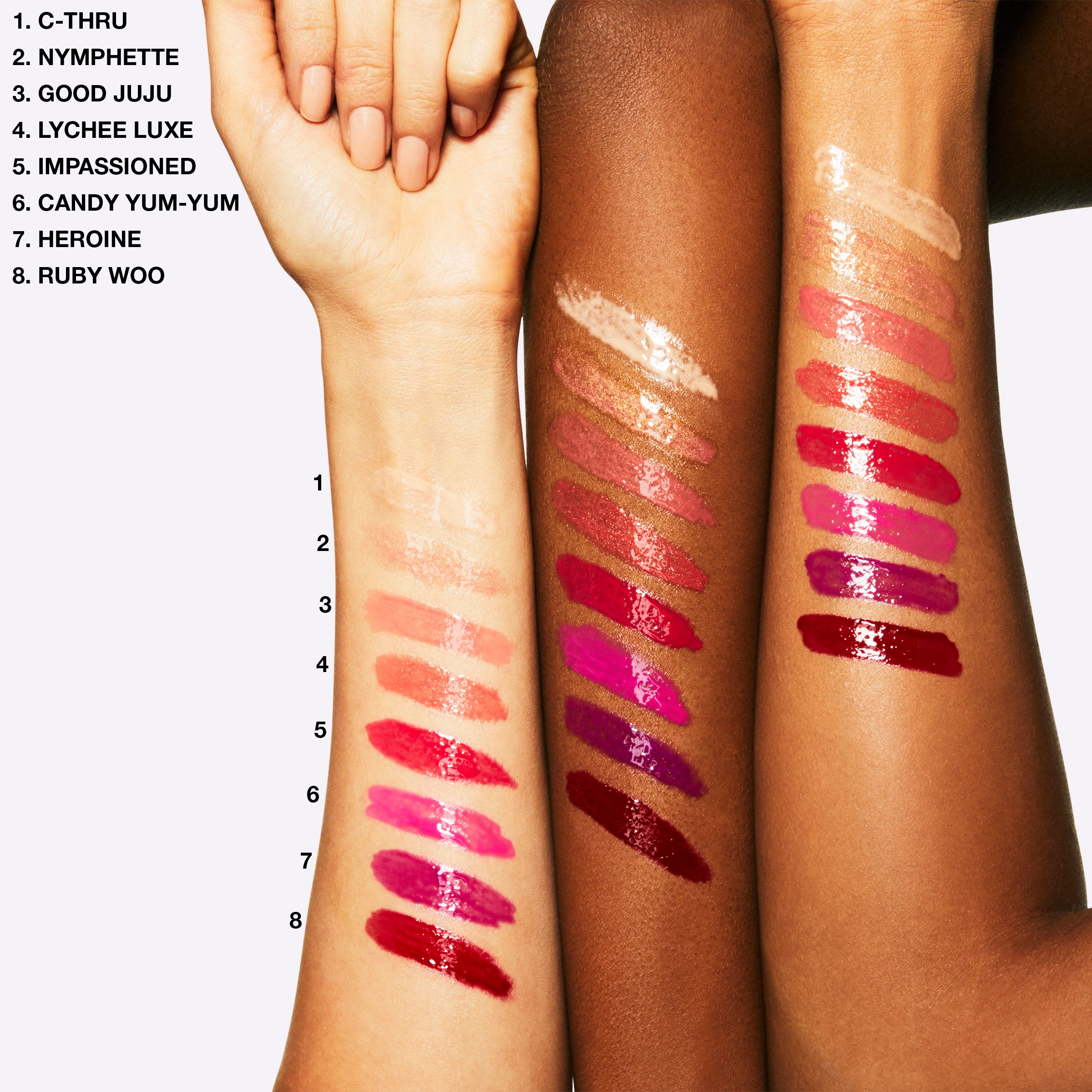 MAC Cosmetics In Monochrome Błyszczyk Lipglass C-Thru (obrázok 5)