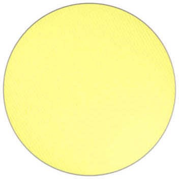 En gul cirkel med pastel skygge og ingen detaljer.