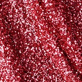 Shiny red glitter surface with small sparkling particles scattered all over.