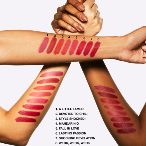 mac cosmetics powder kiss lipstick