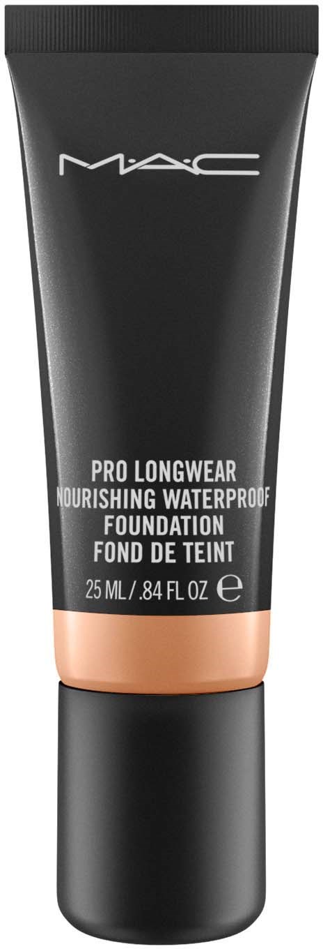 Svart tub med rosa band, märkt MAC Pro Longwear näringsrik vattentät foundation, 25 ml.