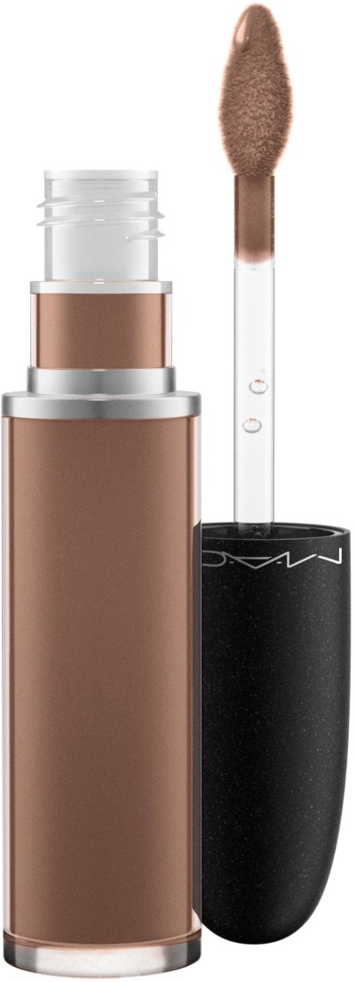 Flüssiger Concealer mit Applikator in beigeem Tube, mit Deckel und Applikator daneben.