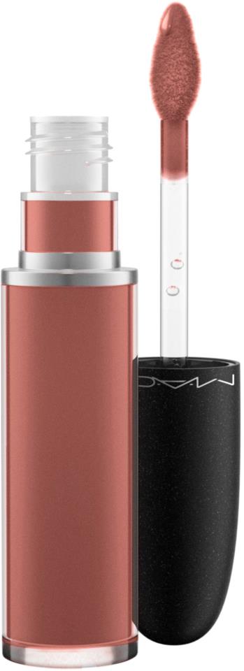 MAC Cosmetics Retro Matte Liquid Lip Colour Topped With Brandy