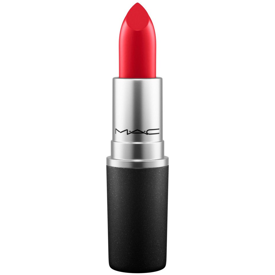 Läs mer om MAC Cosmetics Satin Lipstick Mac Red