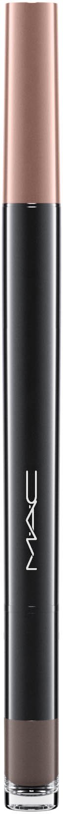 En makeupprodukt, troligen en eyelinern eller läpppenna, med ett brunt lock och en svart kropp. Minimalistisk design.