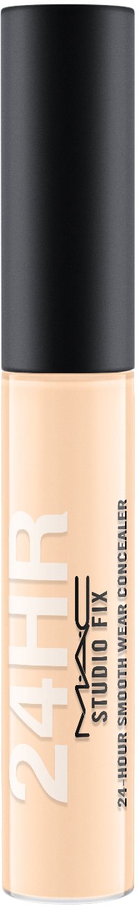 A concealer in a tube with a black cap, labeled '24H Studio Fix'.
