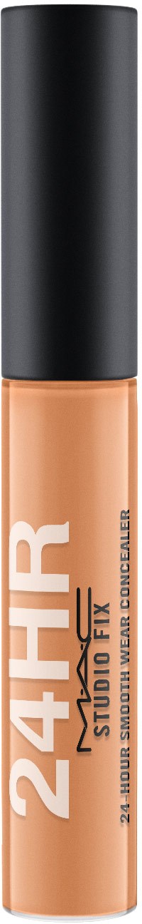A tube of Maybelline 24HR Studio Fix liquid foundation with a black cap.