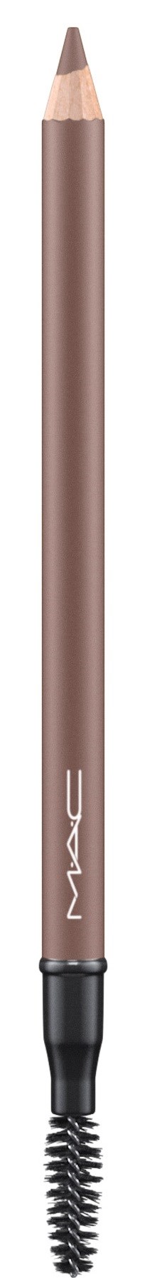 En sminkpenn med en buet børste i enden, ment for øyenbryn eller eyeliner.