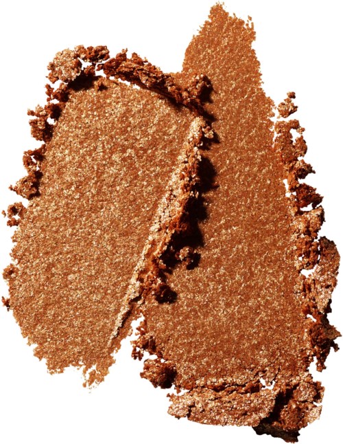 To brune, smuldrete biter av det som ser ut som en bakt eller snacks, med en bit overlappende den andre.