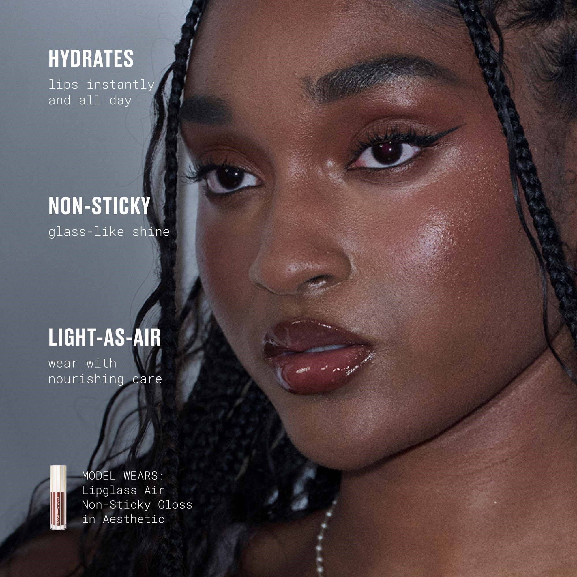 MAC Cosmetics Lipglass Air Mini Frosting (obrázok 4)