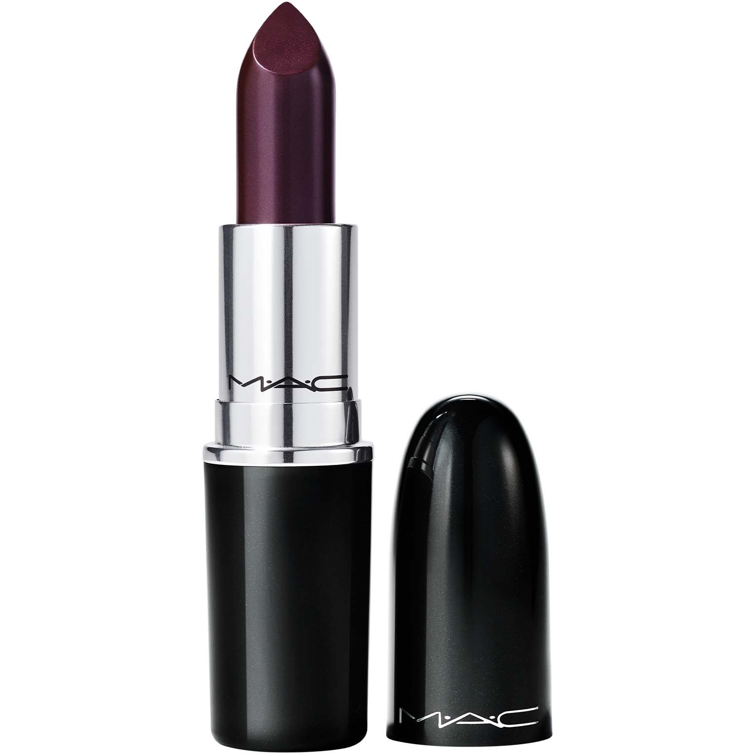 Läs mer om MAC Cosmetics Lustreglass Lipstick 01 Succumb To Plum
