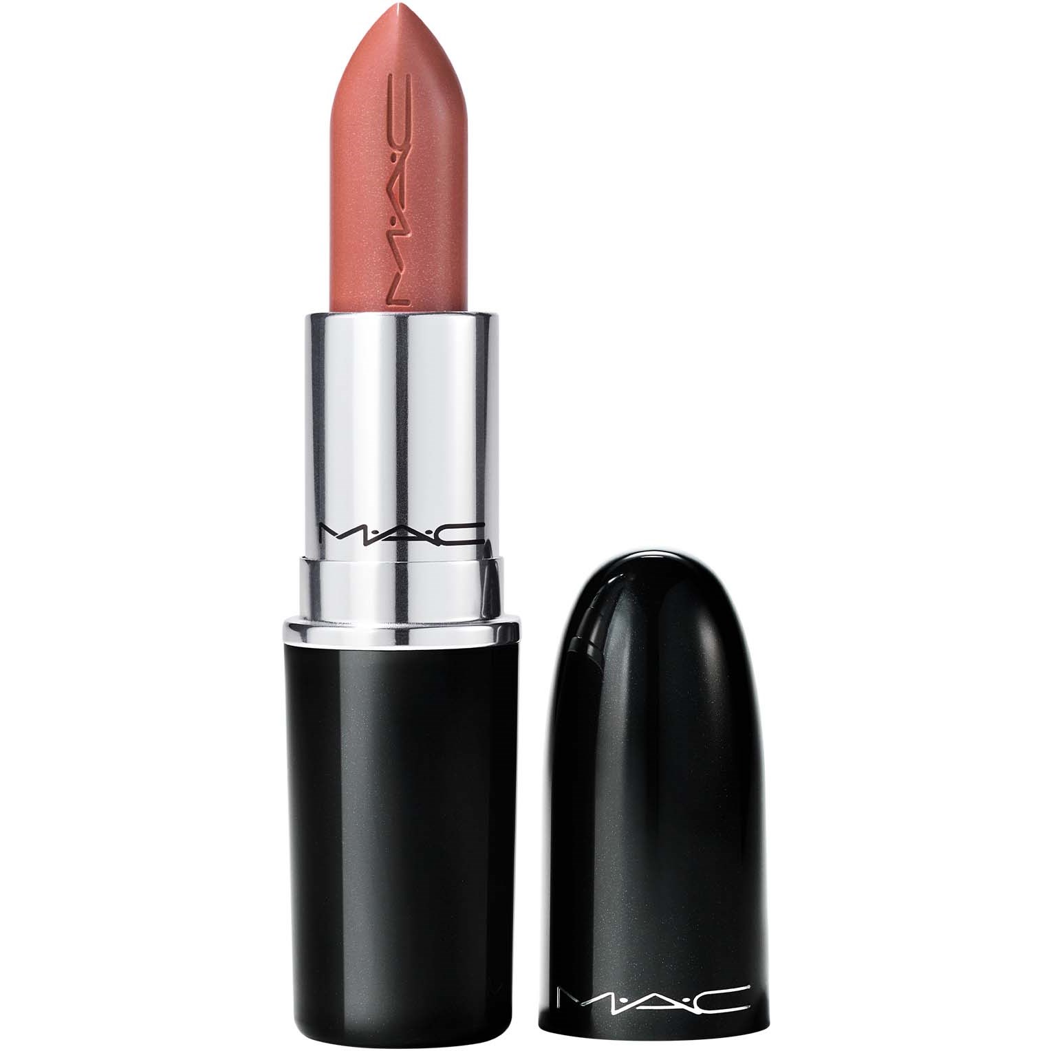 Läs mer om MAC Cosmetics Lustreglass Lipstick 02 Thanks, ItS M·A·C!