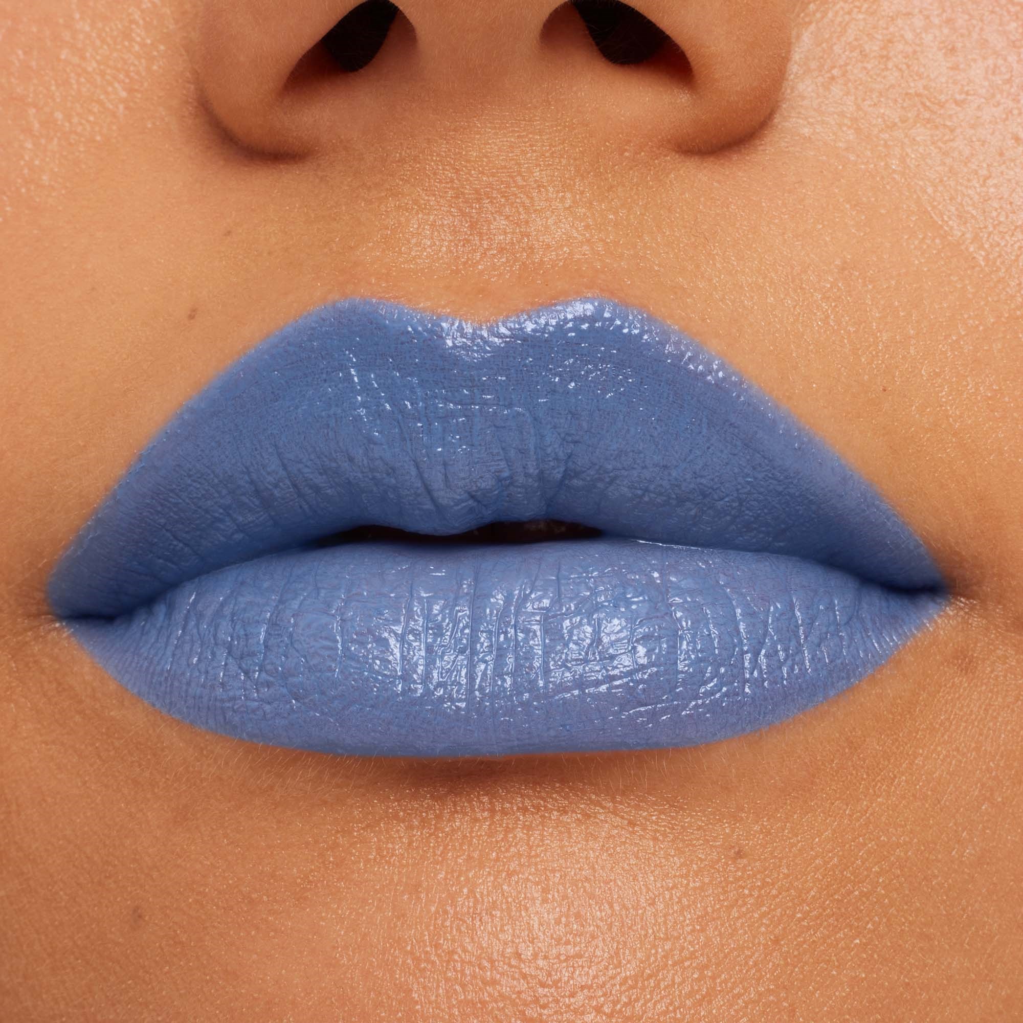 MAC Cosmetics Macximal Sleek Satin Lipstick Tilted Denim (obrázok 3)