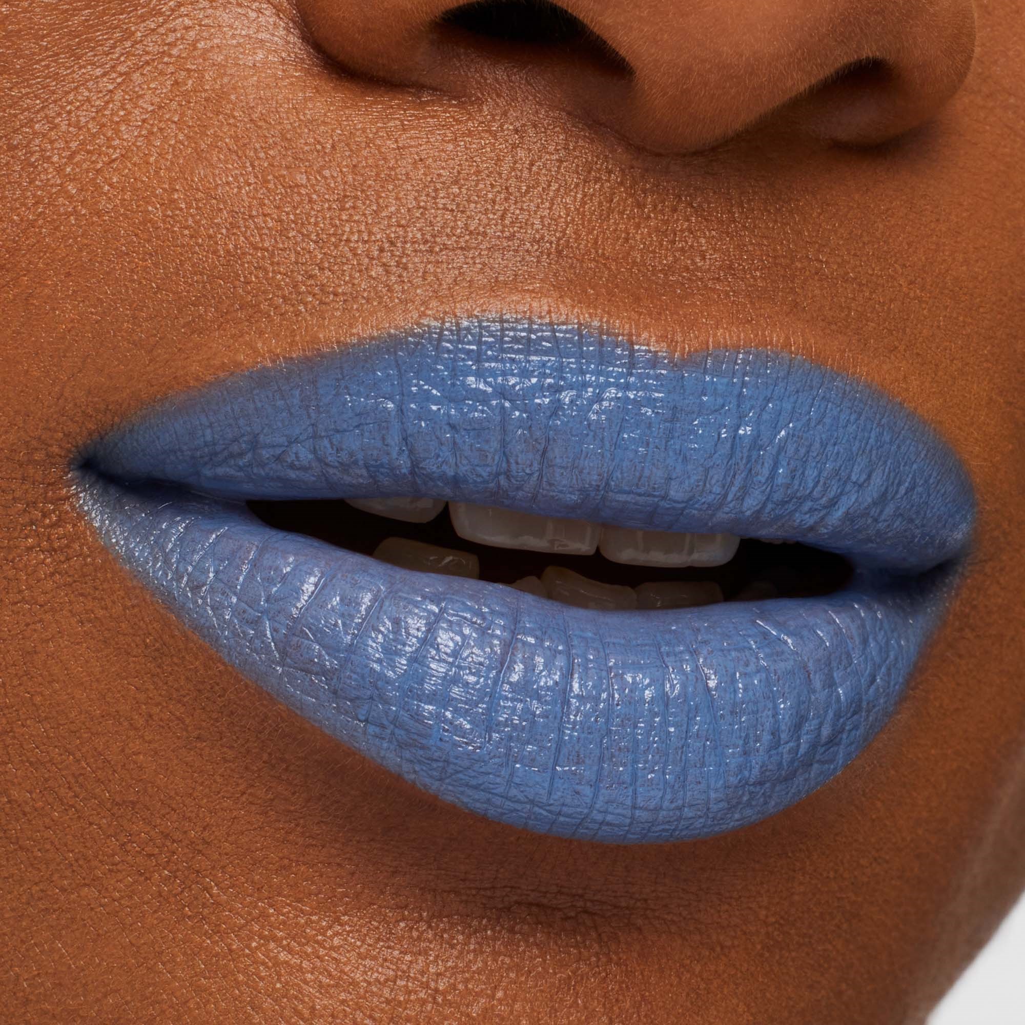 MAC Cosmetics Macximal Sleek Satin Lipstick Tilted Denim (obrázok 4)