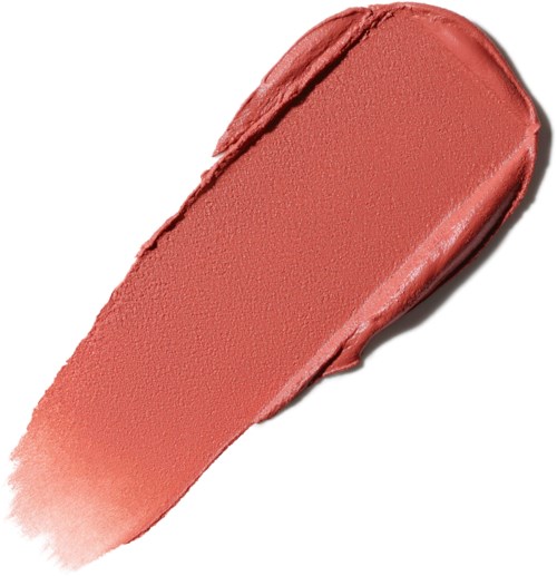 Roze lippenstiftmonster met gladde, romige textuur en afgeronde punt.