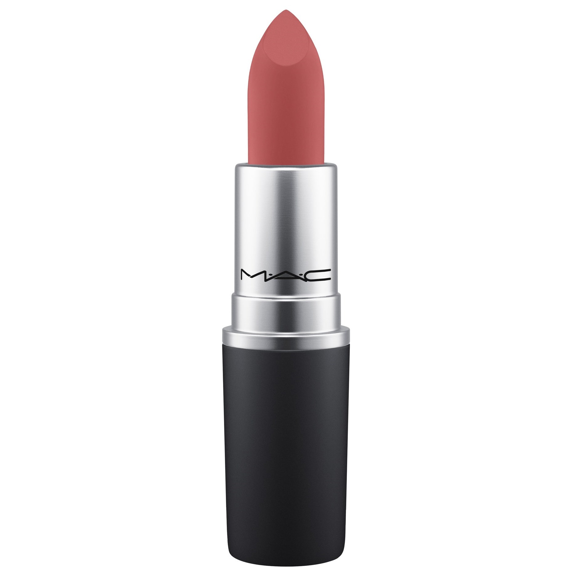 Läs mer om MAC Cosmetics Powder Kiss Lipstick Brickthrou