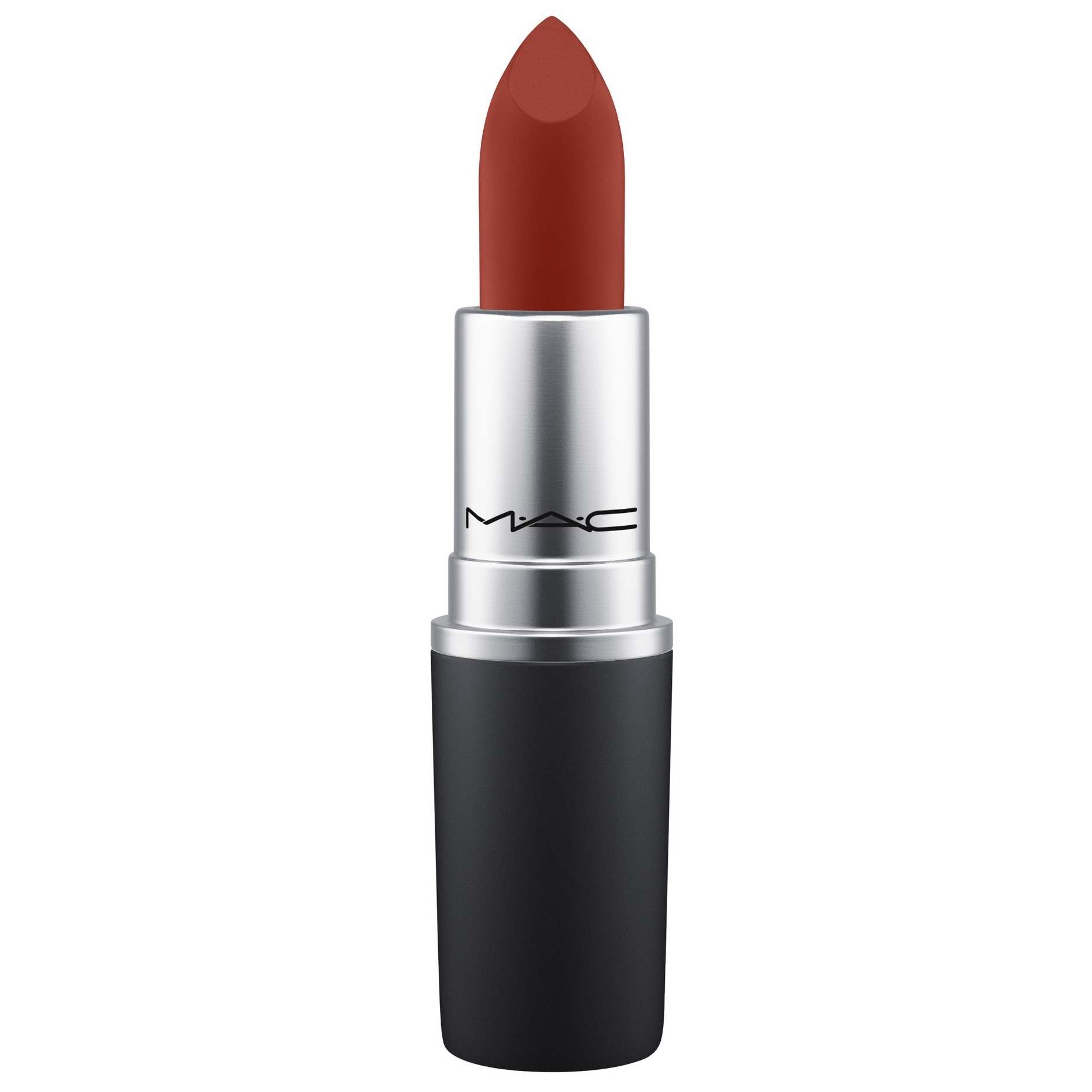 Läs mer om MAC Cosmetics Powder Kiss Lipstick Dubonnet B