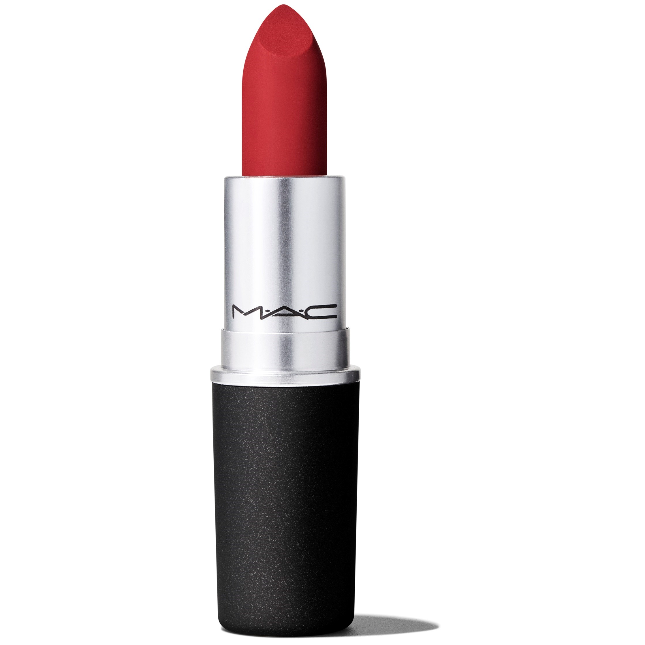 Läs mer om MAC Cosmetics Powder Kiss Powder Kiss Lipstick 65 ruby new