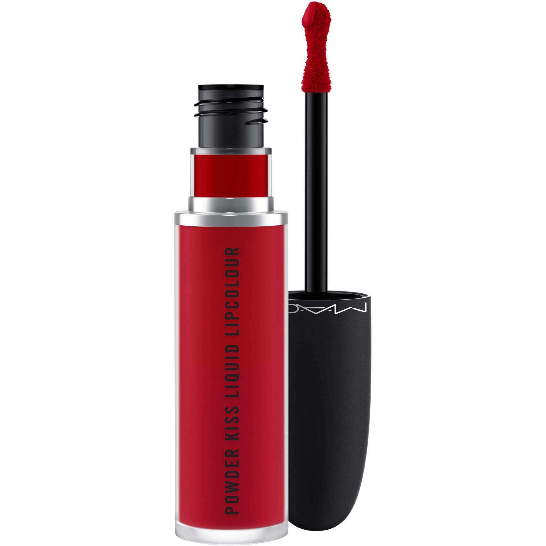 Läs mer om MAC Cosmetics Powder Kiss Liguid Lipcolor Haute Pantase