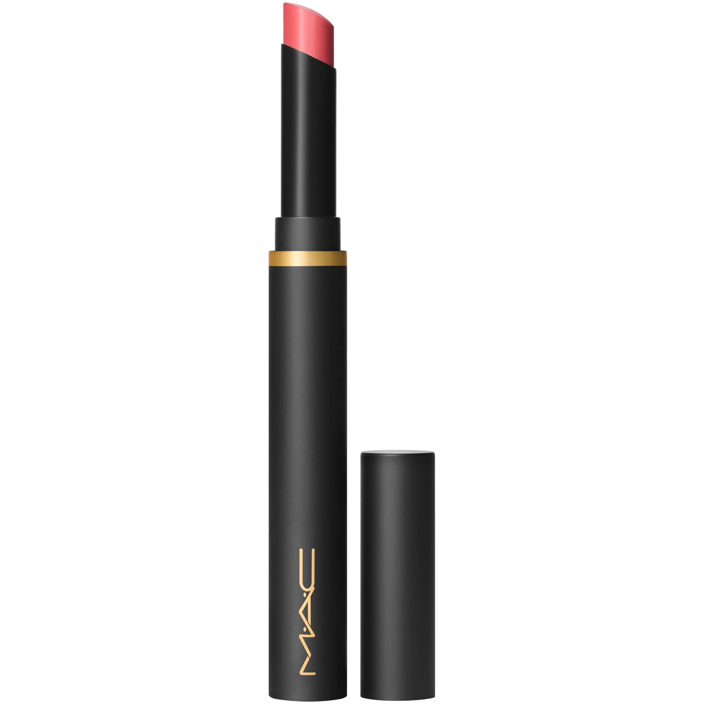 Läs mer om MAC Cosmetics Powder Kiss Velvet Blur Slim Stick Sheer Ourtrage 01