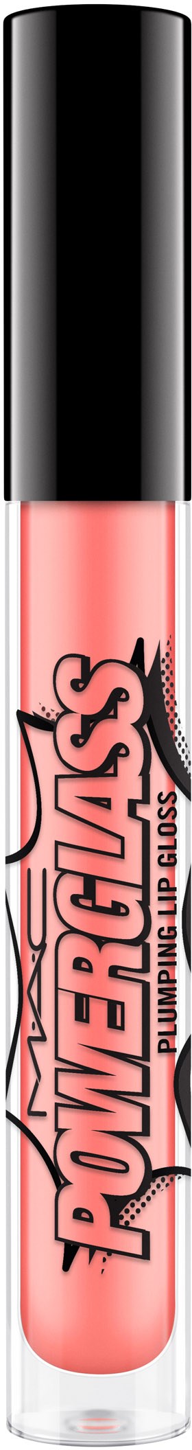 Läppglansrör med rosa färg och 'Powerpuff Girls'-logga på sidan.