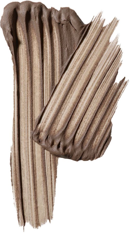 Beige rzęsy z teksturowanym, kremowym wyglądem.