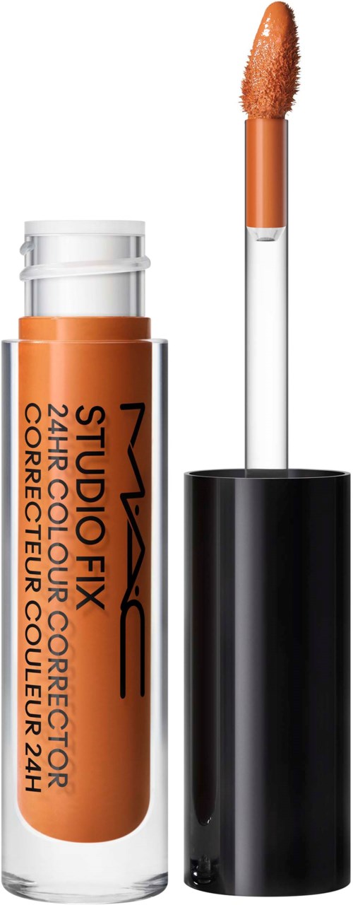 A tube of MAC Studio Fix 24-Hour Self-Adjusting Full-Coverage Concealer with wand applicator.
