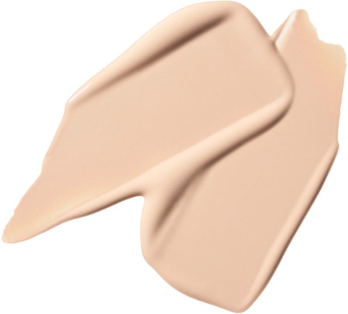 Cremekleurige substantie uitgesmeerd in een spiraal, mogelijk een cosmetisch of voedselproduct.