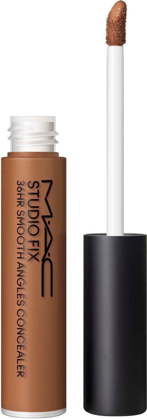 MAC concealer met applicator en deksel, bedoeld om onvolkomenheden te verbergen en de huid op te helderen.