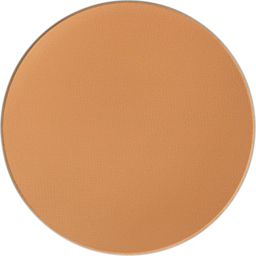 En rund makeup-penna med beige puder inuti.