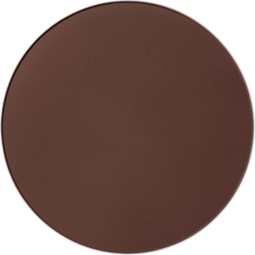 A round, brown textured surface, resembling a chocolate cookie or biscuit.