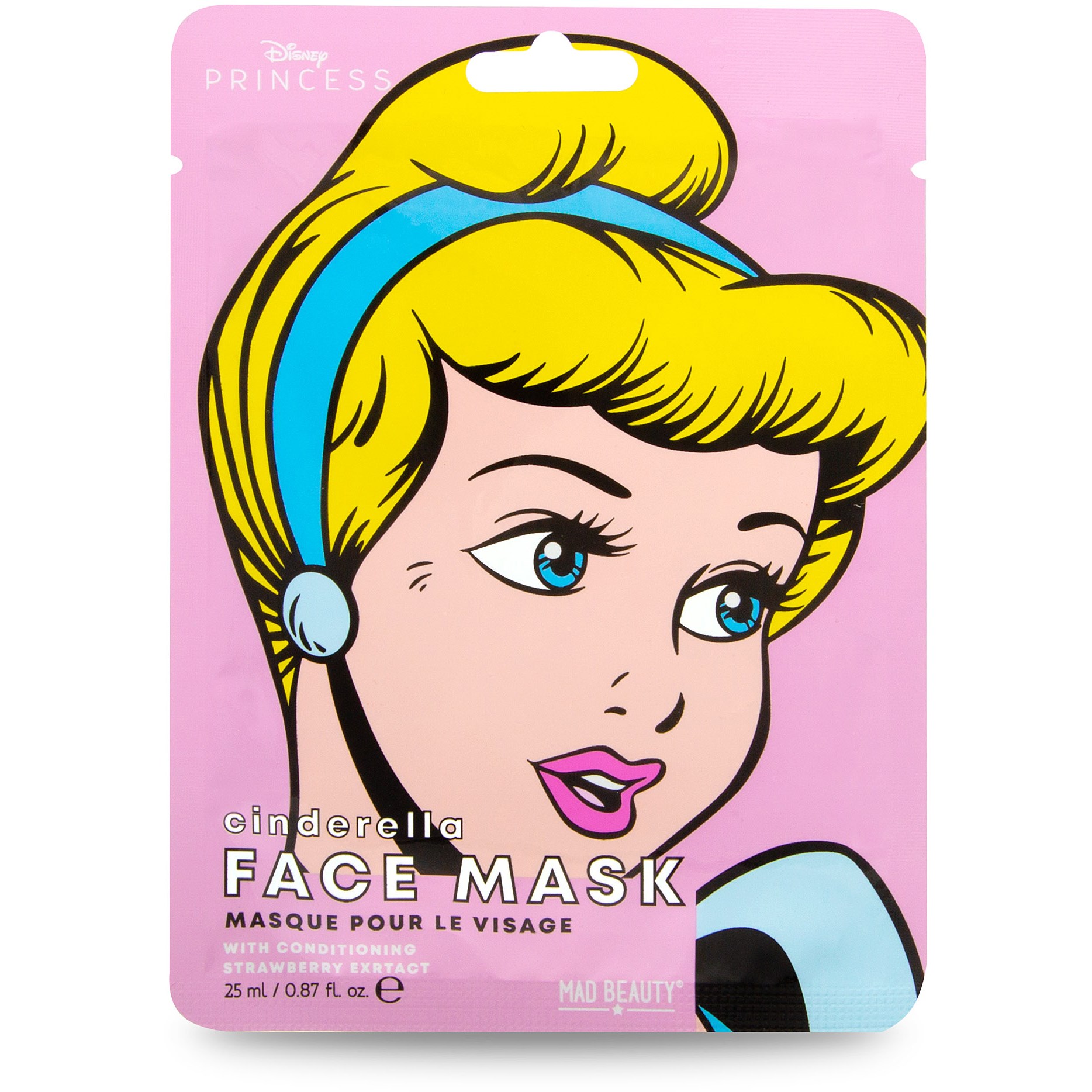 Läs mer om Mad Beauty Disney POP Princess Face Mask Cinderella 25 ml