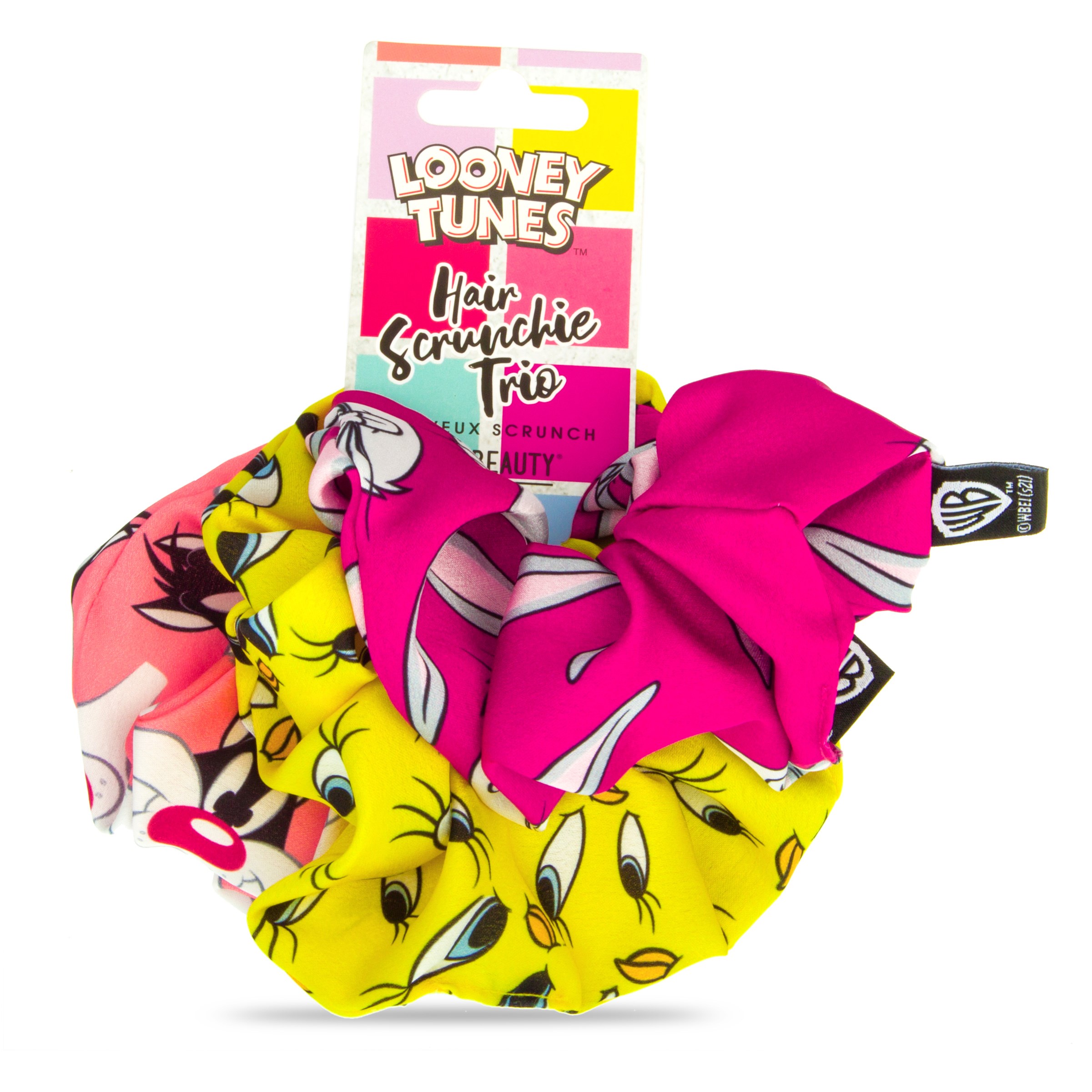 Mad Beauty Looney Tunes 3 Hair Scrunchies