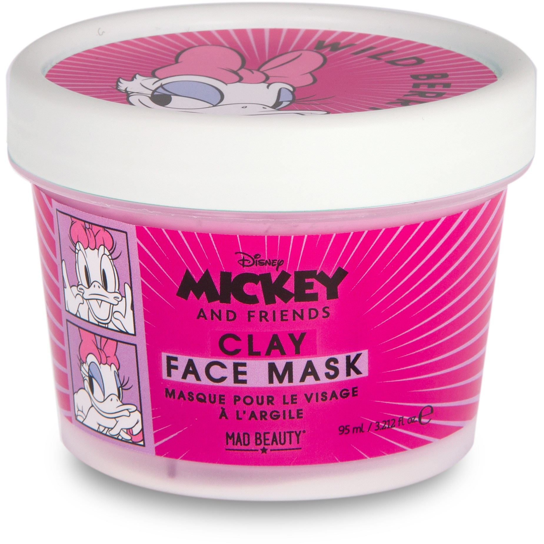 Mad Beauty M&F Clay Mask Daisy Duck Wild Berry 95 ml