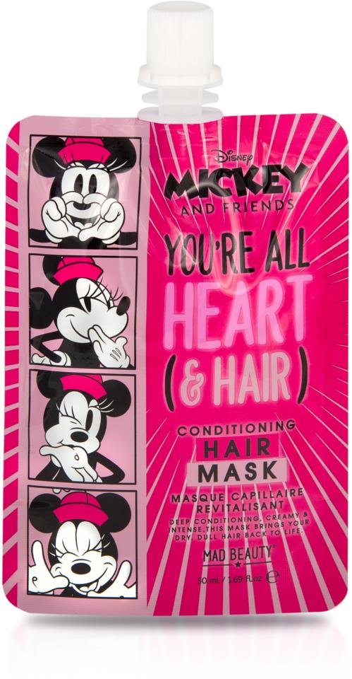 Mad Beauty M&F Hair Mask Minnie Peach 12pc