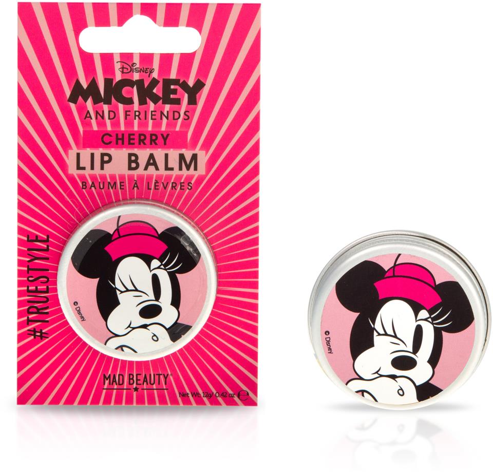Mad Beauty M&F Lip Balm Minnie Cherry 12pc