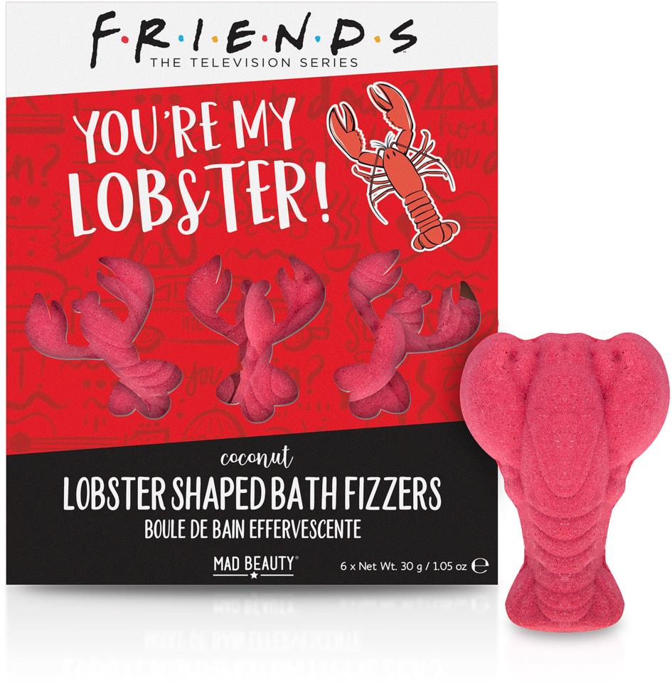 Mad Beauty Warner Friends Lobster Bath Fizzers