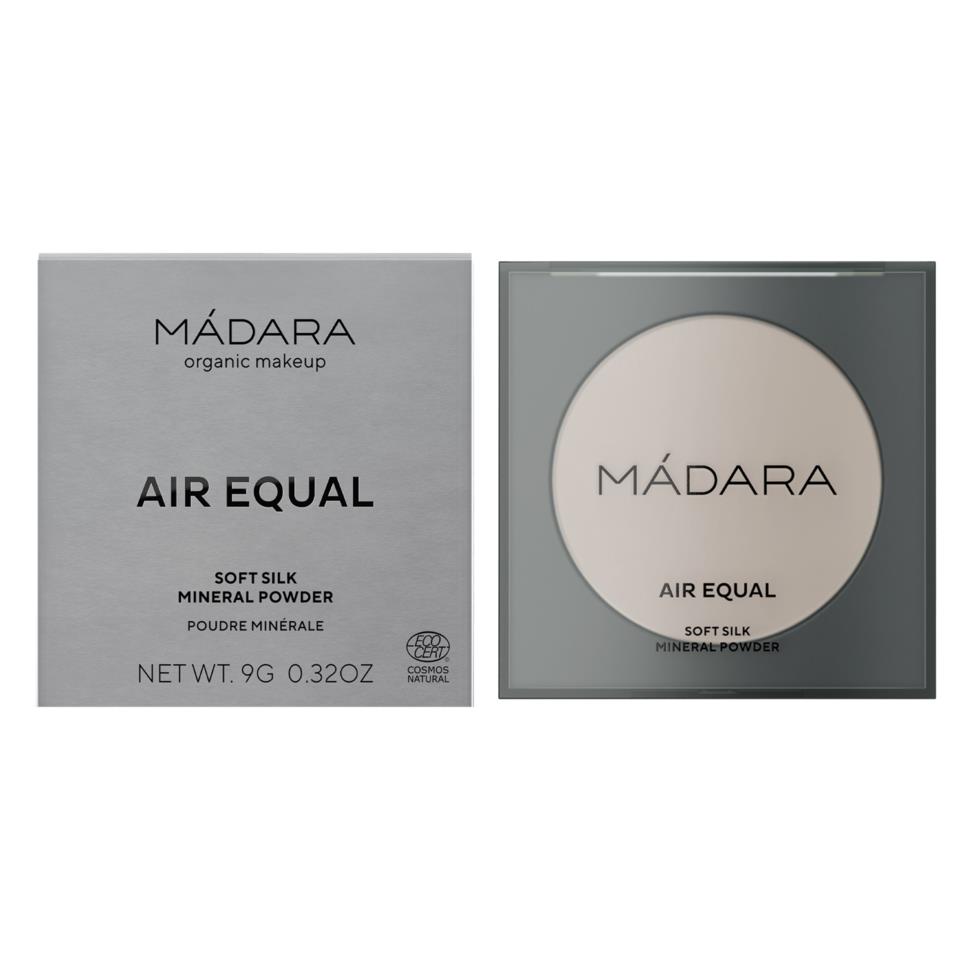MÁDARA AIR EQUAL Soft Silk Mineral Powder #0 TRANSLUCENT 9 g