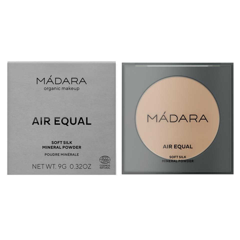 MÁDARA AIR EQUAL Soft Silk Mineral Powder #1 FAIR 9 g