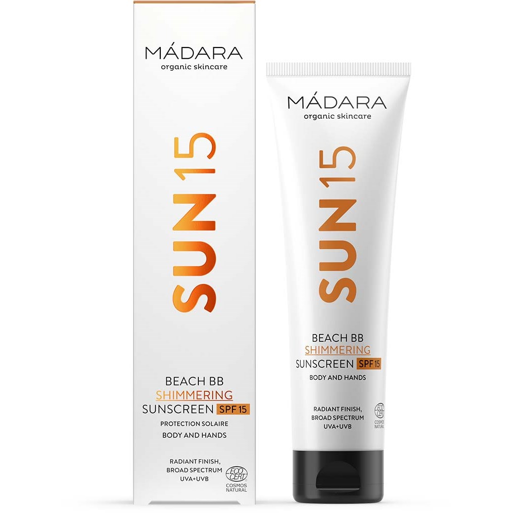 Läs mer om Mádara Mádara Beach BB Shimmering Sunscreen SPF15 100 ml