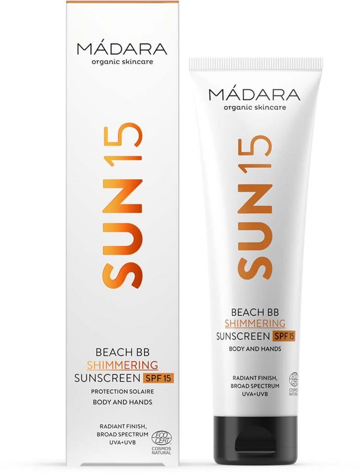 Mádara Beach BB Shimmering Sunscreen SPF15 