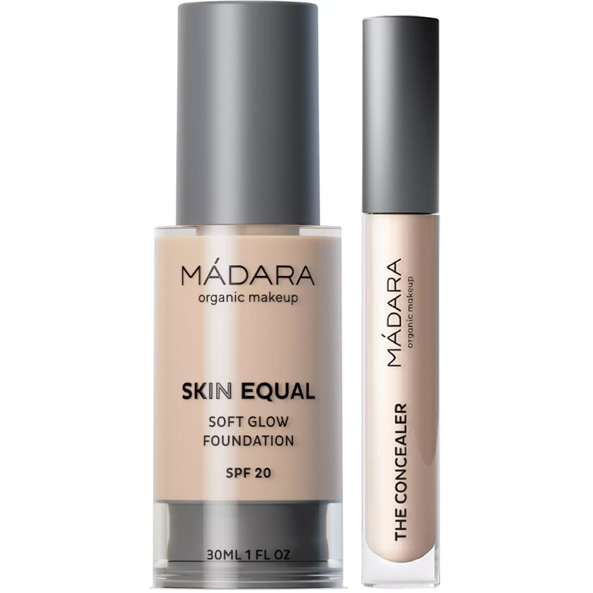 Mádara Bundle Skin Equal Foundation #10 Porcelain 30ml & The Conc